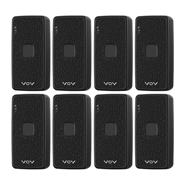 VOV X10 Portable GPS Tracker+ 1 Year Subscription - 8 Pack